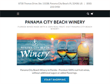 Tablet Screenshot of panamacitybeachwinery.com